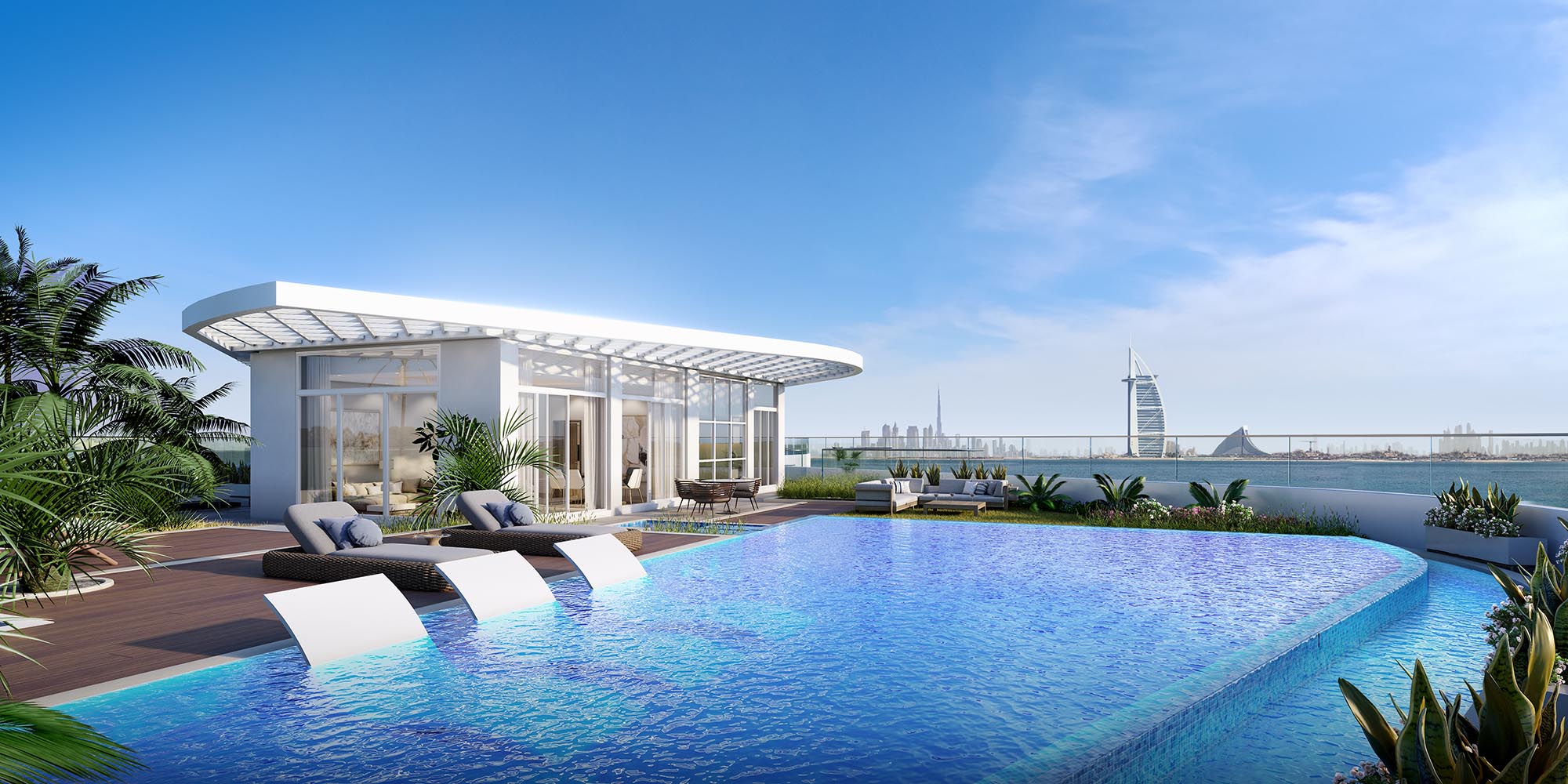 DUBAJ - EXKLUZÍVNY PENTHAUS NA PALMOVOM OSTROVE