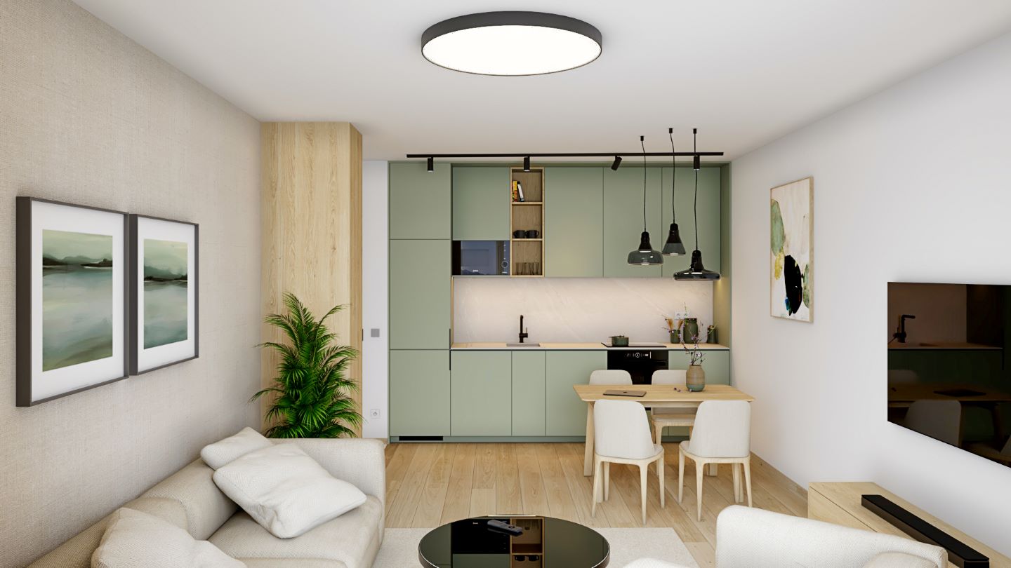 01.D - 2-izb. apartmán, 64,06 m2, DONOVALY, priamo na zjazdovke