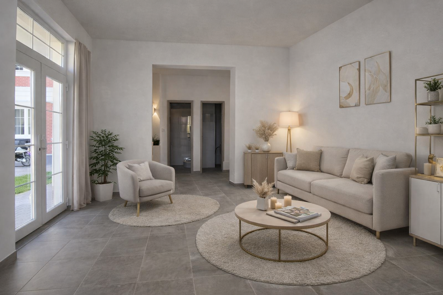 Štýlový priestor pre kozmetický salón, 29,92 m2, obec Iža, prízemie novostavby