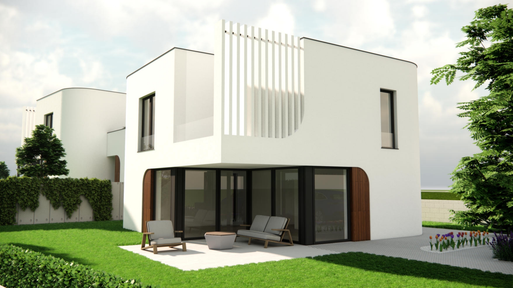 Bývajte už na jar! Moderné rodinné domy v Gbeľanoch s výnimočnou architektúrou.