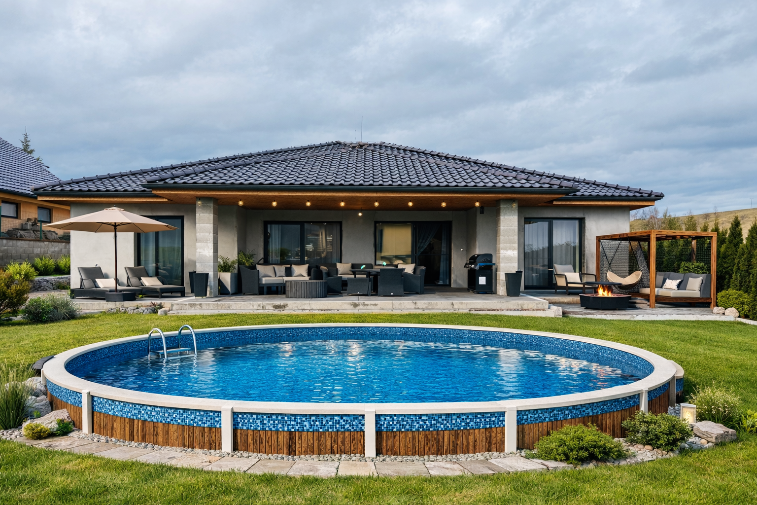 PRÉMIOVÝ 5 IZBOVÝ BUNGALOV S TERASOU A POZEMKOM, BITAROVÁ